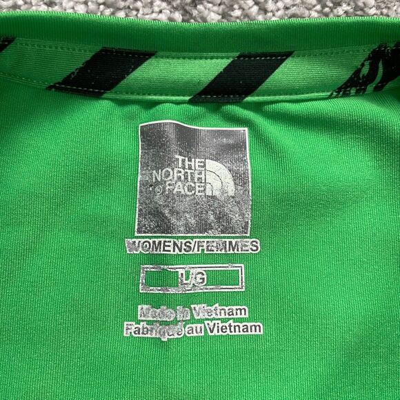 The North Face Active Top Womens Large Green Short Sleeve Round Neck Graphic Gym - Picture 3 of 15